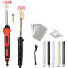 220 В портативный паяльник 100 Вт/50 Вт пластиковый паяльник инструмент для ремонта сварочные стержни паяльная сетка для ремонта автомобильного бампера