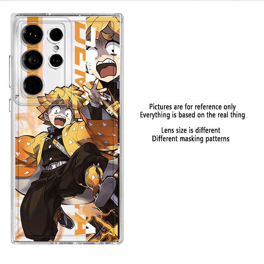 Чехол для Samsung Galaxy S26 S24 S23 Ultra S20 Plus S25 Edge S21 S22 FE Note 20 Ultra 10 Чехол для телефона D-Demon Anime S-Slayer