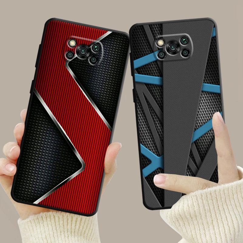 Чехол для телефона Xiaomi Poco X3 Nfc X4pro M3 C40 для Mi 12 11 10 10t 8 Note10 Lite 11ultra 11t Pro F1 спортивный автомобиль из углеродного волокна