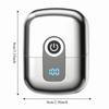 Double Head Mini Electric Shaver Magnetic Floating Men's Beard Trimmer  Travel Use