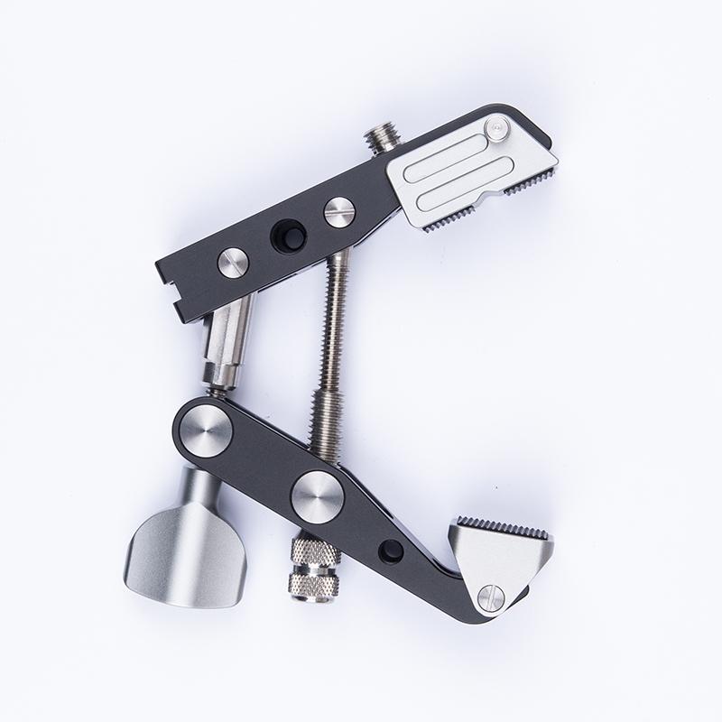 AOKA SC96 Super Travel Clamp Aluminum Alloy Tripod Mount Clip Bracket Holder for Camera