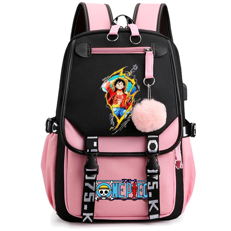 Аниме цельный рюкзак для женщин холщовая сумка для ноутбука школьная сумка для девочек-подростков школьная сумка женская дорожная сумка Mochila