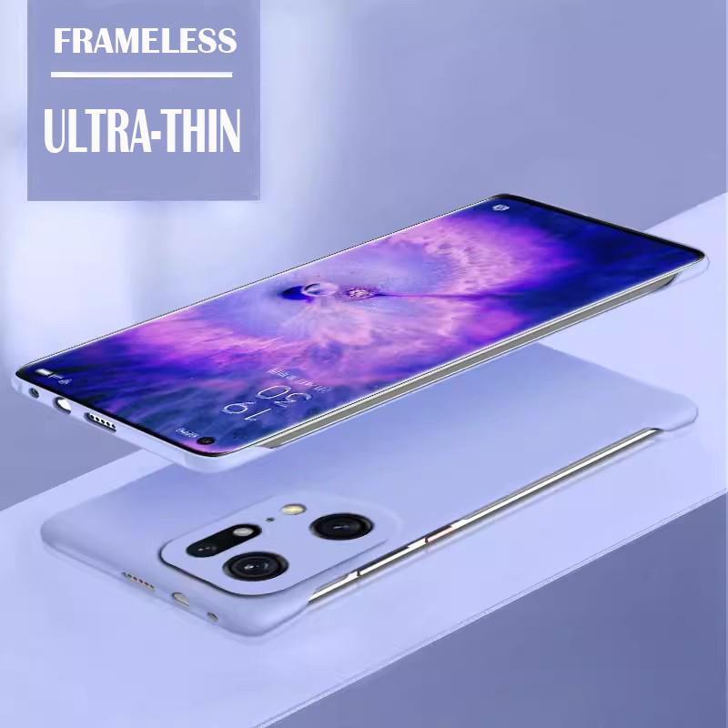 Твердый чехол-накладка из ПК цвета конфет без рамки для Oppo Find X6 pro X7 Ultra x6pro Противоударные ультратонкие чехлы