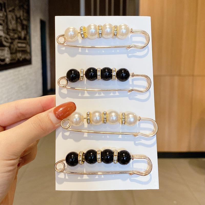 Элегантная брошь и булавка на талию с жемчугом для женщин