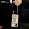 Дождевик звезды apply 17promax Чехол для iPhone iPhone 15 Crossbody ремешок 16 Силиконовый 14 Милый 11