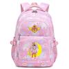 Youth Campus Style Cartoon Print Multi-Compartment Lightweight School Backpack Teen Girls Boys