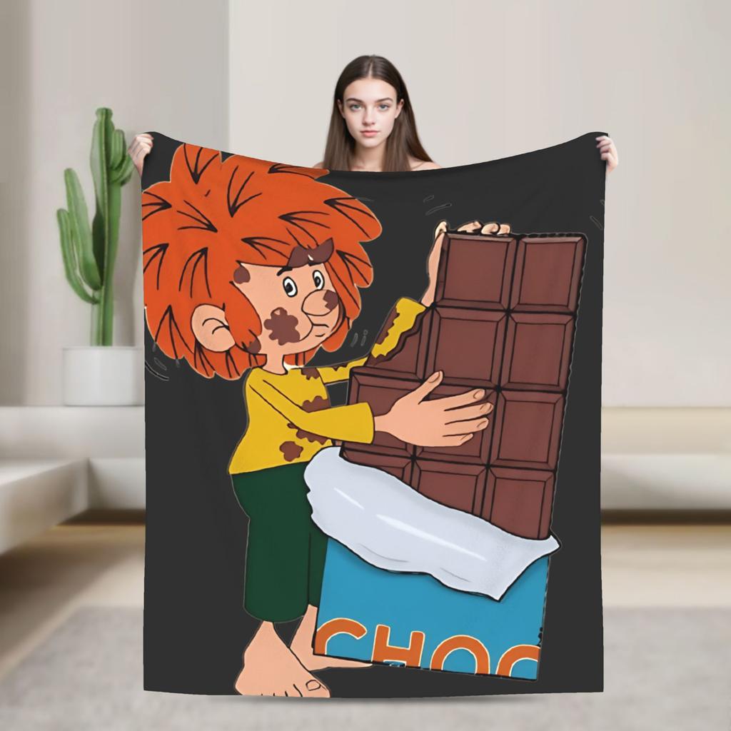 Теплое Мягкое Одеяло Детское Взрослое Декоративное P-Pumuckl Плед Дождливая Фланелевая Постельная Покрывало Для Гостиной Новинка Чехол На Диван-Кровать