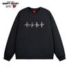 Charles Heart Script Loose Fit Crewneck Sweatshirt