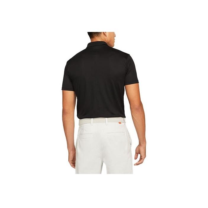Nike Дышащая однотонная рубашка-поло для гольфа, мужские топы, черные DH0827-010