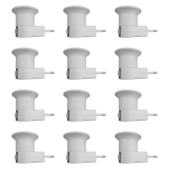 E27 EU Plug Lamp Light Holder Base Socket Converter Adapter with Control Switch