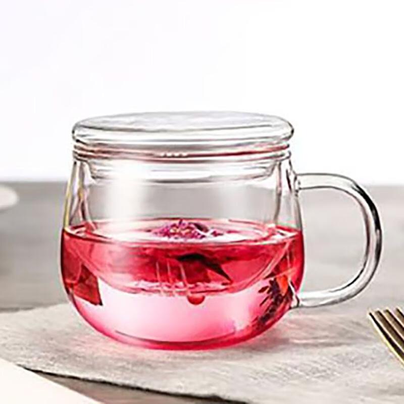 Heat-Resistant Glass Tea Infuser Cup
