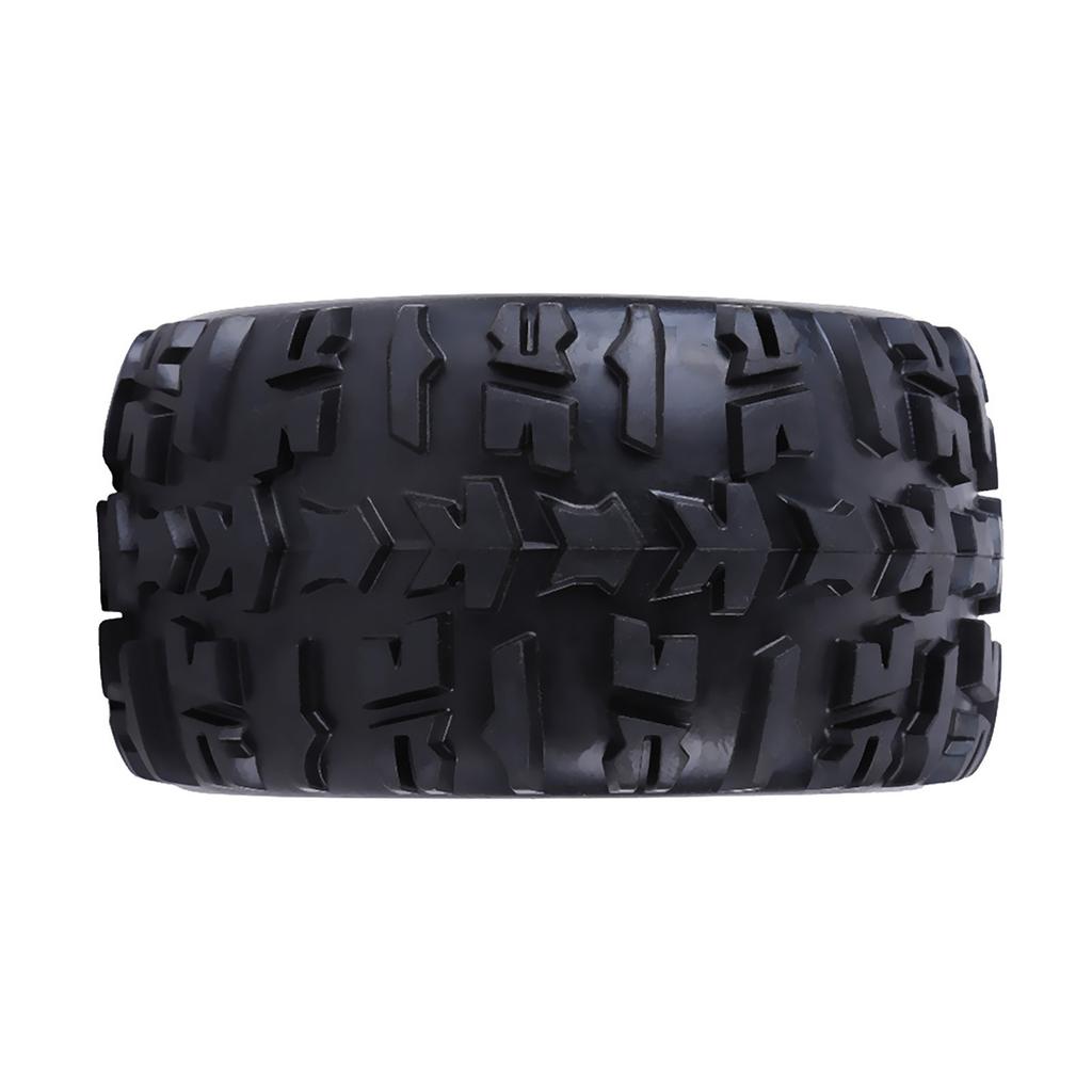 4pcs/set Rubber Tyre Tires & Plastic Hubs Wheel Rims Accessories for 1/8 RC Truck Car