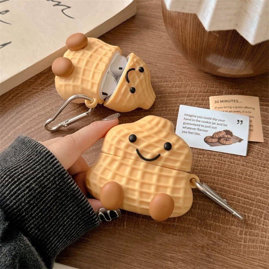 Peanut for AirPods Pro Apple Bluetooth headset case 1/1/1/1st generation cartoon protective case female