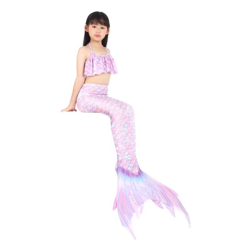 Mermaid Tail Swimsuit Kids Teens Adults Unisex Cosplay Costume Swimming Pool Beach Vacation Photo Shoot