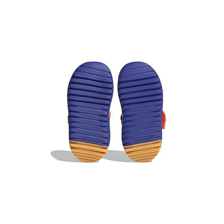 adidas Suru365 Слипоны Низкие Повседневные Кроссовки для Малышей Синий Оранжевый HP7739