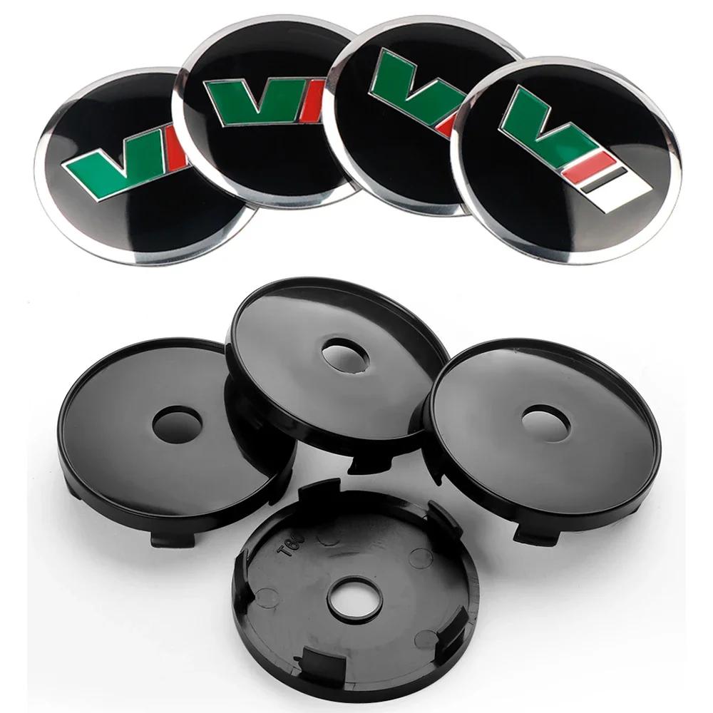 Car Sticker 2025 New 4pcs 56/60mm Car Wheel Center Cover Hub Cap Badge Replacement Sticker for Skoda VRS VII Rapid Fabia Octavia
