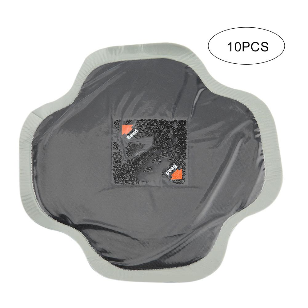 10 шт. 128 мм Автомобильная шина из натурального каучука Ремонт прокола шины Холодная заплата Бескамерные заплаты