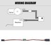 1PC Universal 3~ Servo Signal Reverser For RC Servo For JR Aeroplane V-Tail