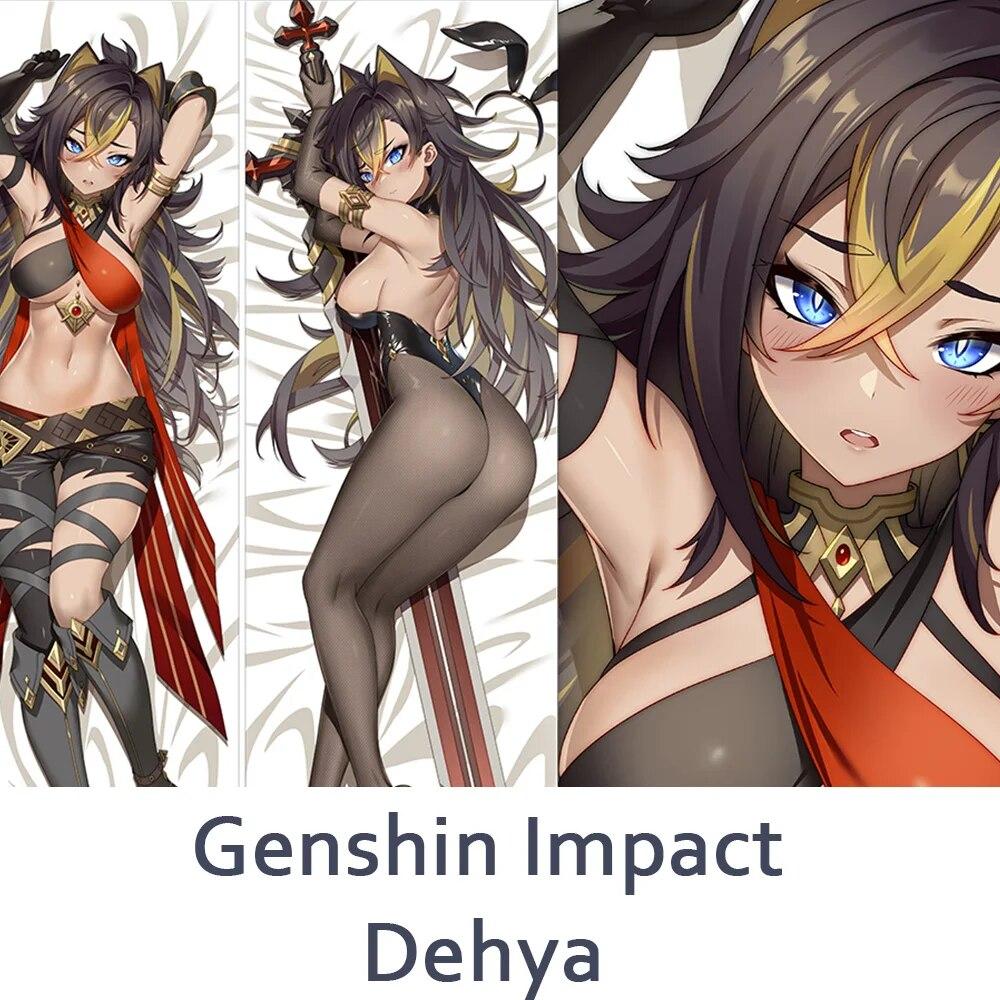 Genshin Impact Dehya Косплэй Dakimakura наволочка для всего тела аниме игра наволочка отаку наволочка Рождественское украшение