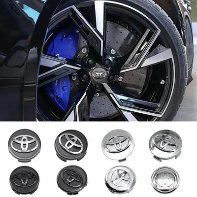 4 шт. 57/62 мм Для автомобиля Колпачок ступицы колеса значок C-hr Prado Rav4 Yaris Hilux Prius Avensis Corolla Camry crown
