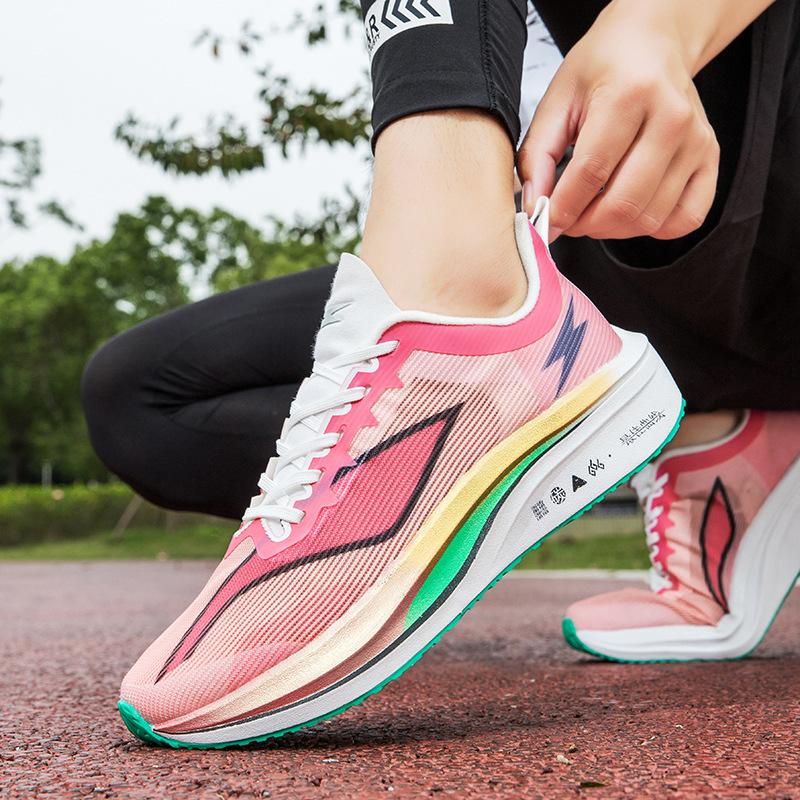 Running Shoes Flying 4c Carbon Plate Red Rabbit 7 Year of the Dragon Male Students Sports Older Children's Racing Running Shoes Women's Sports Mara