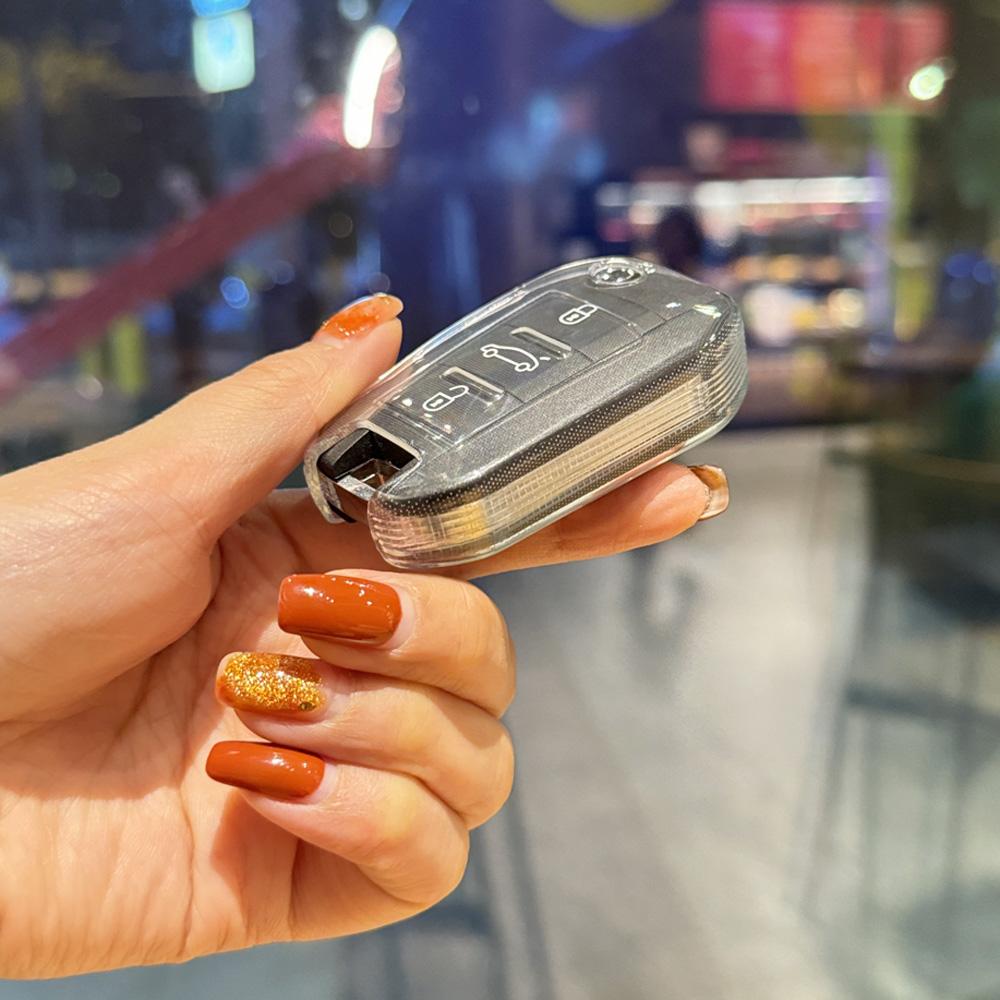 ТПУ автомобильный откидной чехол для ключей для Peugeot 208 308 408 508 2008 3008 4008 5008 для Citroen C3 C4 CACTUS C6 C8 аксессуары