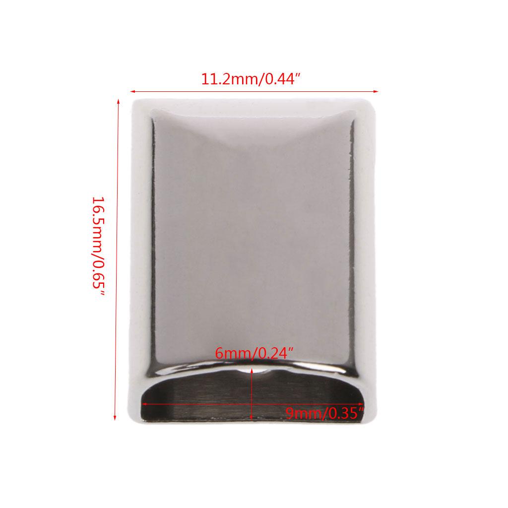 10 шт. кожаных изделий для рукоделия, металлические зажимы для застежки-молнии, заглушки для хвоста, заглушки для головы T