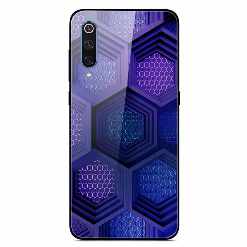 Чехлы для Xiaomi Mi A3 Роскошные Чехлы для Телефона из Закаленного Стекла Космические для Xiaomi MI 9 Lite Чехол 9lite MiA3 Жесткий Защитный Задний Корпус