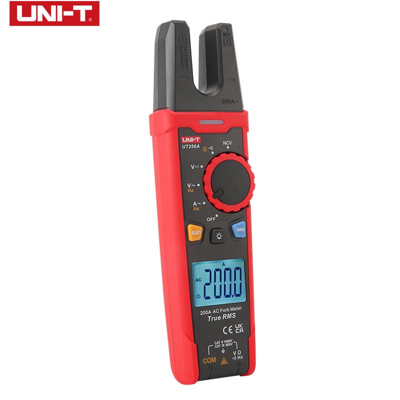 UNI-T Digital Clamp Meter UT256A True RMS Fork Meter AC Current Pliers Ammeter Voltmeter Capacitor Frequency Tester