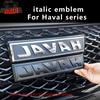 Для Haval Черная Италийская Наклейка-Шильдик с Логотипом Для Haval Dargo Jolion H6 H3 F7\F7X 2021-2022 Наклейка на Кузов Автомобиля