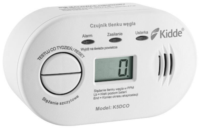 Kidde k5dco dpm carbon monoxide sensor with lcd display