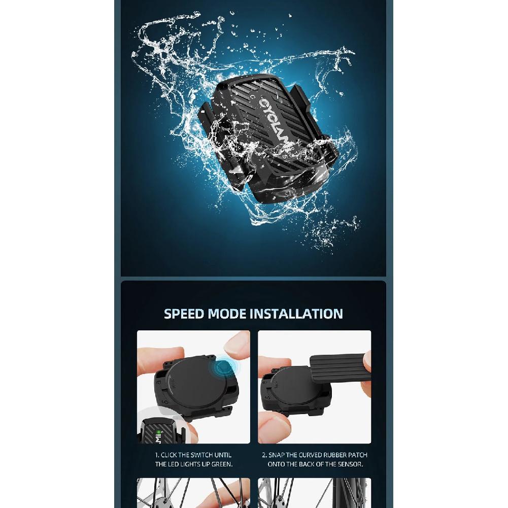 CYCLAMI Датчик каденса Скорость C1 ANT Bluetooth 5.0 Спидометр GPS Велокомпьютер Для GARMIN iGPSPORT BSC100s Bryton G2 plus G+