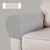 Waterproof Dustproof Velvet Sofa Armrest Cover - T-Type Jacquard Design