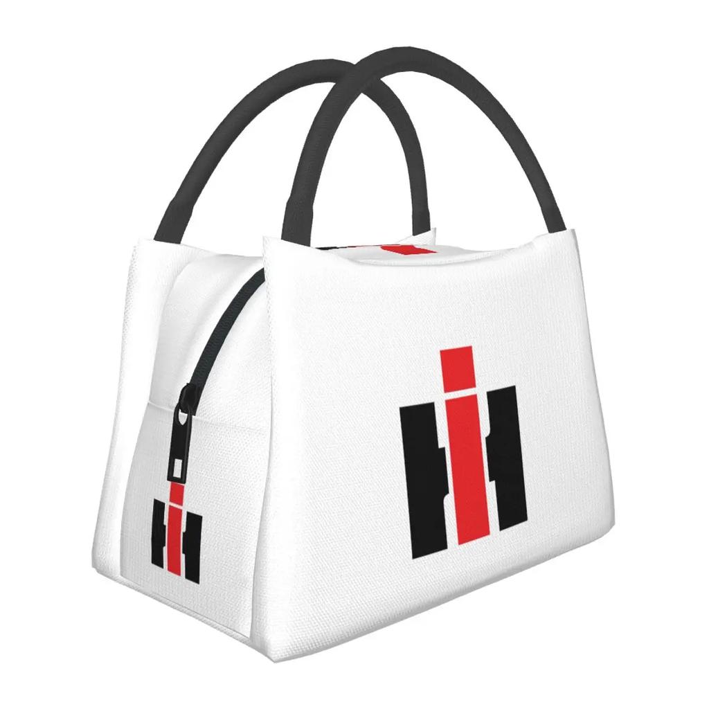 Farmall INTERNATIONAL HARVESTER IH FAN Lunch Bags Insulated Bento Box Lunch Tote Picnic Bags Cooler Thermal Bag for Woman School