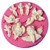 Silicone Mold Angel Baby Pink Chocolate Candy Molds Fondant Cake Decorating Tools Baking Moulds
