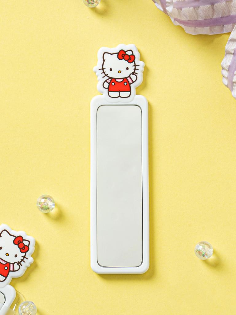 Портативное ручное зеркало-палочка Hello Kitty