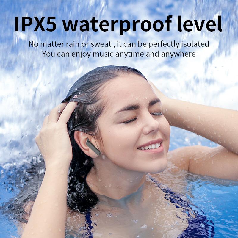 S20 Mirror Bluetooth 5.2 HIFI 3D Стерео Широкоустойчивые водонепроницаемые наушники с микрофоном Светодиодная гарнитура с сенсорным управлением