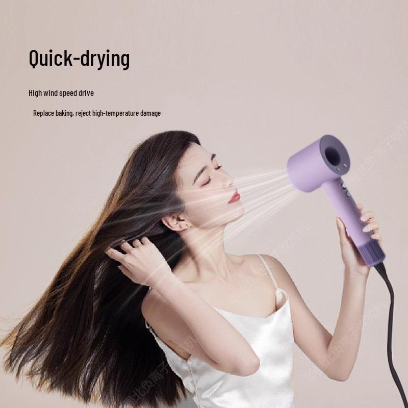 High-Speed Hair Dryer with Neg. Ion Tech: Non-Damaging, Constant Temp, High Power for Household Hair Care