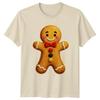 Gingerbread Unisex Christmas Holiday Graphic Unisexs Unisexs TShirt Cookie Tee