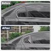 Пара задних боковых оконных спойлеров-накладок для BMW 5 серии E60 E61 2004 2006 2007 2008 2009 2010 Заслонка оконной шторки Жалюзи Воздухозаборники