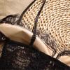 Transparent Lace Corset Slim fit Suspender Vest Spicy Girl Style Crop Tops  Ladies