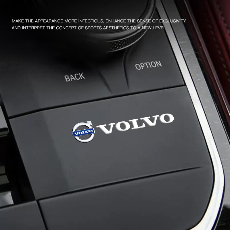 Car Styling PU Emblem Logo Sticker Car Decoration For Volvo Xc60 Xc90 V40 V60 S60 V50 V90 S80 C40 XC40 V70 XC70 C30 C70 Rdesign