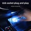 Новый автомобильный USB-подсветка салона Без зарядного устройства Plug and Play Светодиодная декоративная подсветка салона Ночник