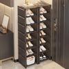 Простая полка для обуви Шкаф для обуви Дверной проем в стену Шкаф для хранения обуви Многослойная маленькая коробка для обуви