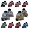 NHL Knit Hat Jet Team Ice Hockey League Cap Thrashers nhl Embroidered Knit Hat
