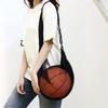 Single Ball Bag Crossbody Basketball Carrier Bag Waterproof Zippered Gym Shoulder Bag with Mesh Pocket Adjustable Strap for Carrying Soccer Volleyball