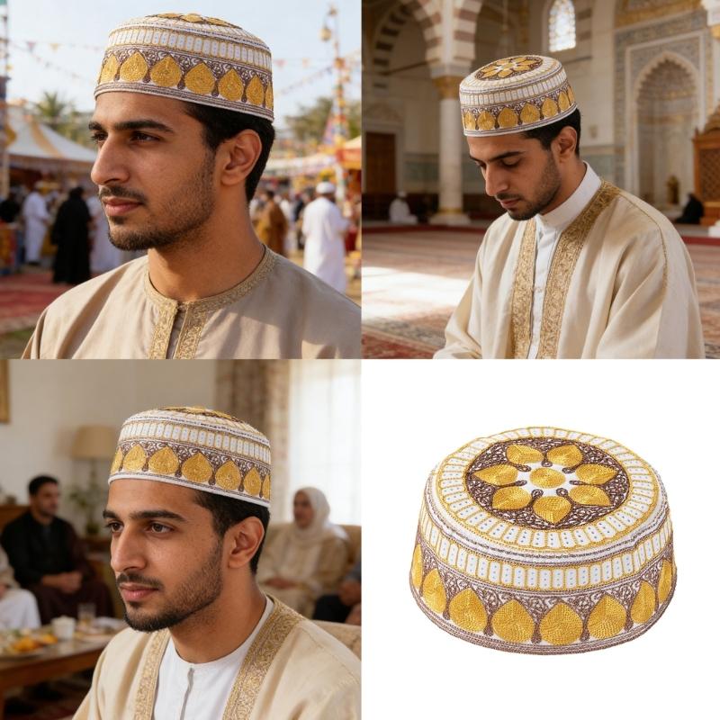 Дышащая кипа для мужчин, женщин и детей Складная еврейская шляпа Подходит для собраний в синагоге