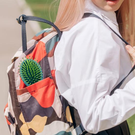 Hair Brush with Ergonomic Handle Ultra-Soft Bristle Minimize Pain Split Ends Breakage Massage Scalp Comb