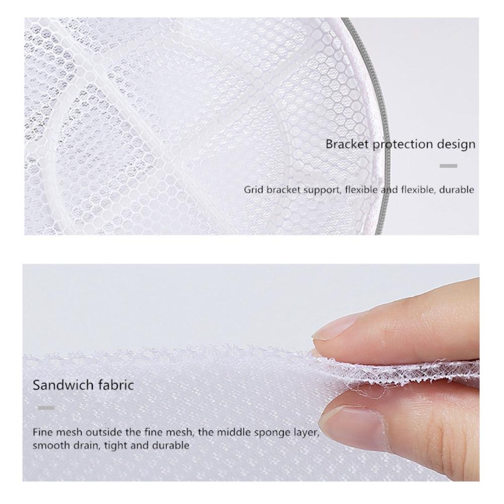 Household Cleaning Accessories Bra Laundry Bag Polyester Underwear Laundry Bag New Zipper Bag