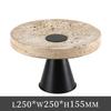 Marbling Fruit Dish Round Tray Desktop Storage Container Candlestick Candelabrum Candle Holder Home Decoration Accessories